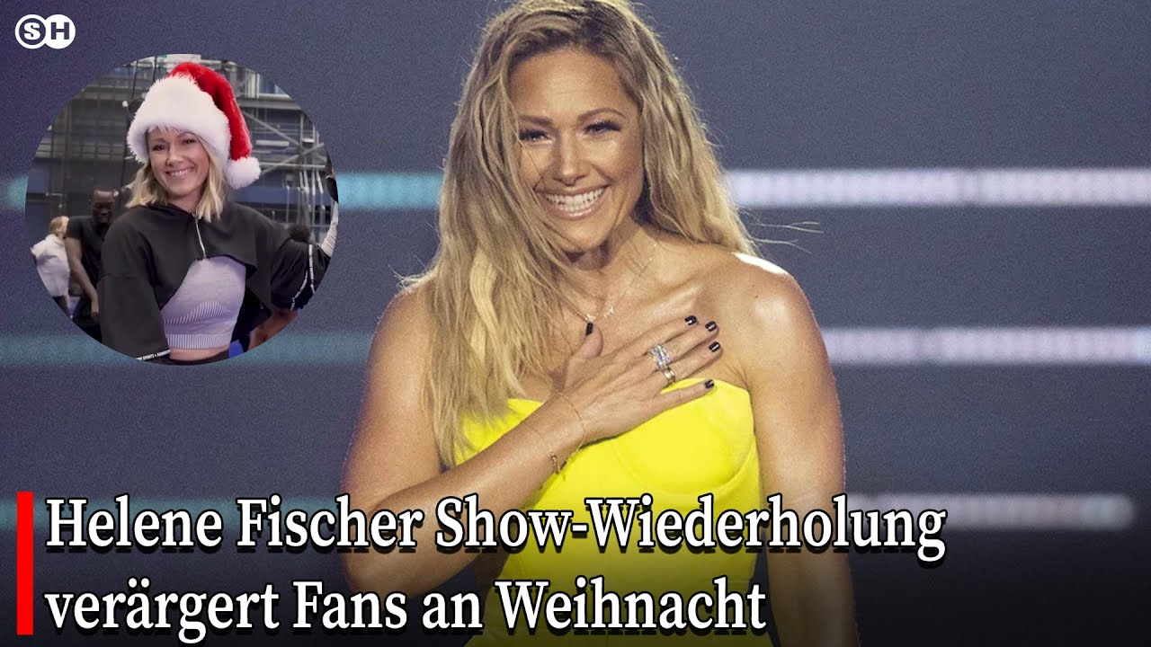 Karten Für Helene Fischer Show 2019 Weihnachten Helene Fischer Show-Wiederholung verärgert Fans an Weihnacht - YouTube