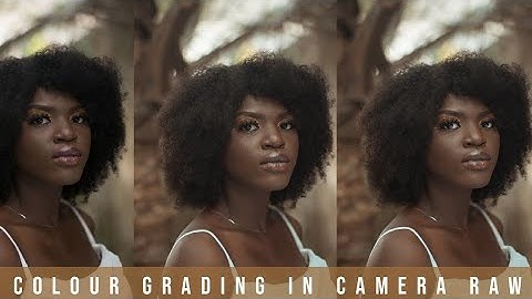 How to colour grade in camera raw (photoshop)
