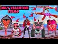 CHALLENGE:- ICan Only Use Only Valentine Items All Items Valentine Theme Bag,Truk,Pet,Dress,Scar etc