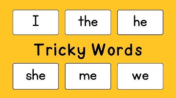 Tricky Words | Sight Words |  Set #1 | Sentences with Tricky Words | Phonics Reading