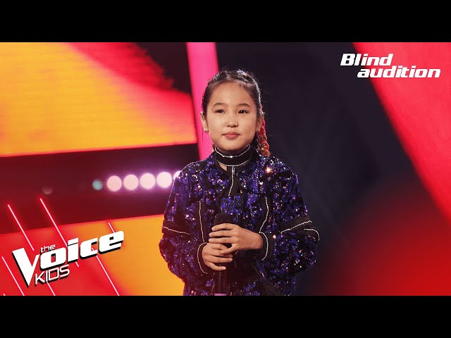Enkhkhuslen.A - Margaashiin Nar Luu Khamt Aylakh Uu? - Blind Audition -  Voice Kids Mongolia 2024 class=