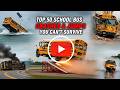 Top 50 School Bus Crashes & Jumps – BeamNG Drive Yellow School Bus Crash Video