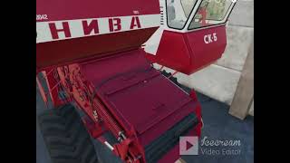 Влог На Совхозе Пионер! #1. Farming Simulator 19