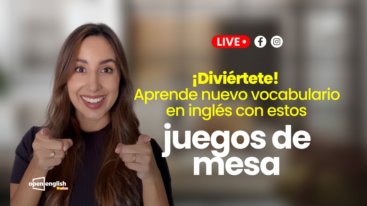 Vocabulario, frases y expresiones para juegos de mesa en inglés ...