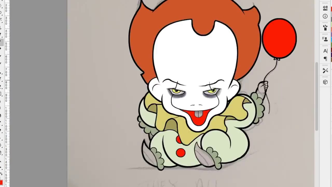 how to draw pennywise, painting pennywise, pennywise drawing, how to, how t...