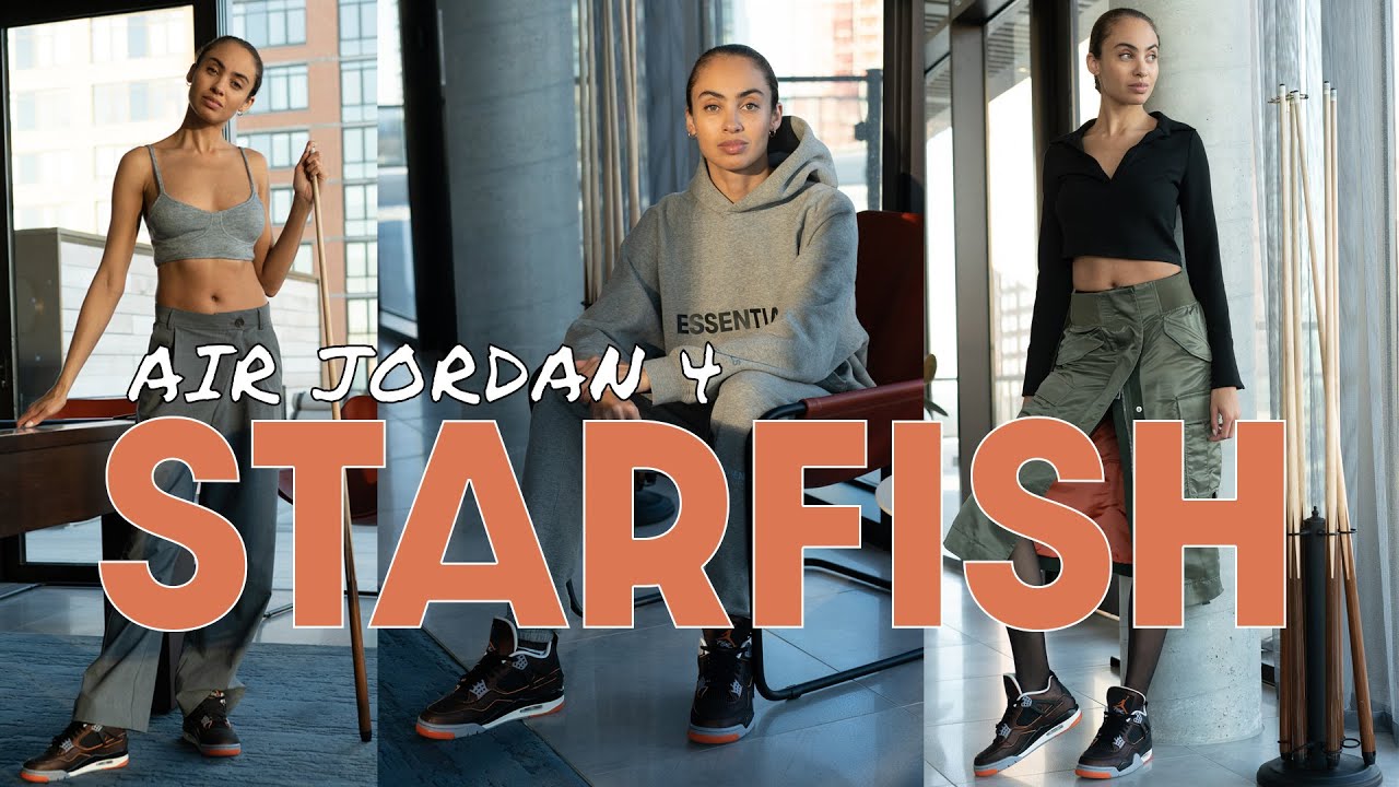 jordan 4 starfish outfits