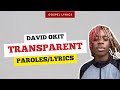 David Okit - Transparent (Paroles)