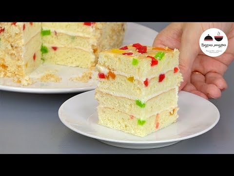 Как сделать быстрый и вкусный торт с шампанским