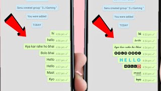 How to write stylish text chat on whatsapp || change font style |change whatsapp font style 2020 screenshot 1