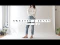 Chic Sweater + Jeans Outfit Ideas | Dearly Bethany