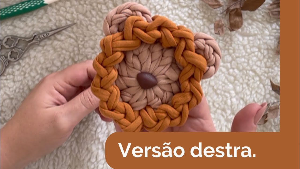 Leão fio de malha (versão destra)