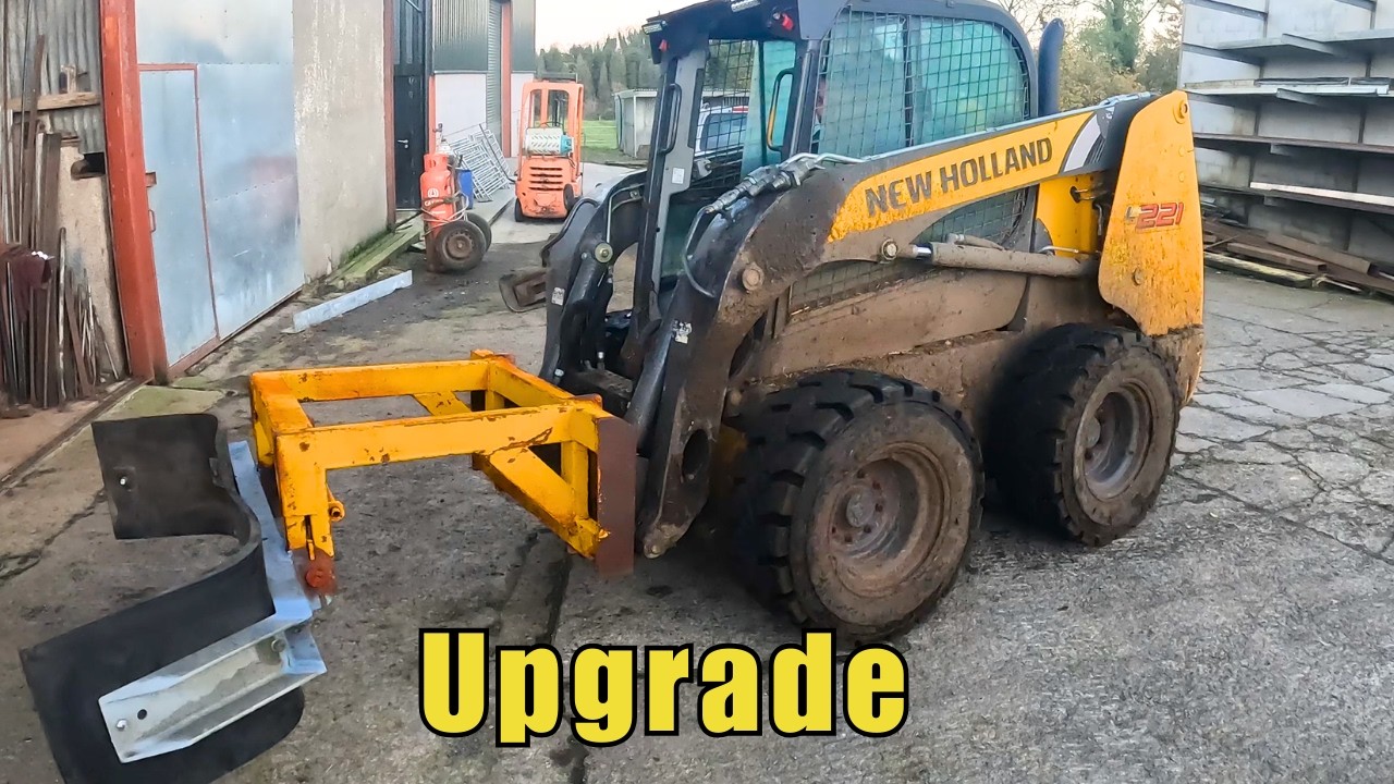 Repairing  a Yard Scraper + Skid Steer Hydraulic Switch Retrofit