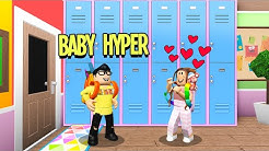 Baby Hyper Met His Girlfriend In School! (Roblox Bloxburg)