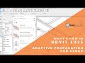 Whats new in revit 2023  adaptive propagation for rebar