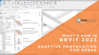 What's New in Revit 2023 - Adaptive Propagation for Rebar