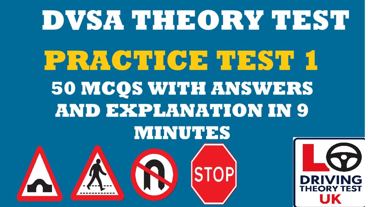 DVSA Driving Theory Test Practice 2025 – 50 Multiple Choice Questions ...