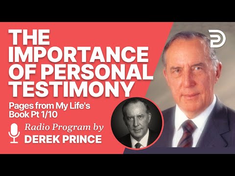 Pages from My Life's book 1 of 10 - The Importance of Personal Testimony