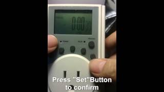Indoor wall plug in programmable timer switch TW219.avi