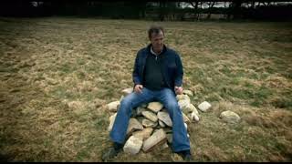 Jeremy Clarkson Sits On Rocks