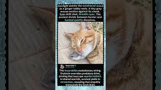 When Instinct Sleeps: A Cat & Mouse Share Unlikely Peace 🐱🐭#CatAndMouse#UnlikelyFriends#AnimalFriend