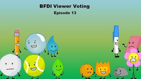 BFDI Viewer Voting 13