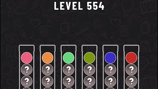 Ball Sort Puzzle Level 554 #ballsortpuzzle #ballsortpuzzlegameplay #puzzlegame #mobilegames