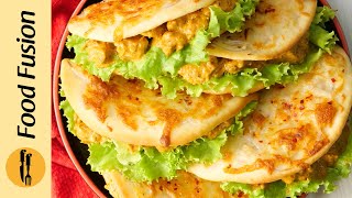 Cheese Onion Bread Pockets - Ramadan Special Recipe by Food Fusion
