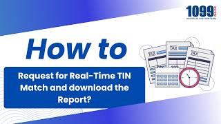 Real Time TIN Match | 1099Online