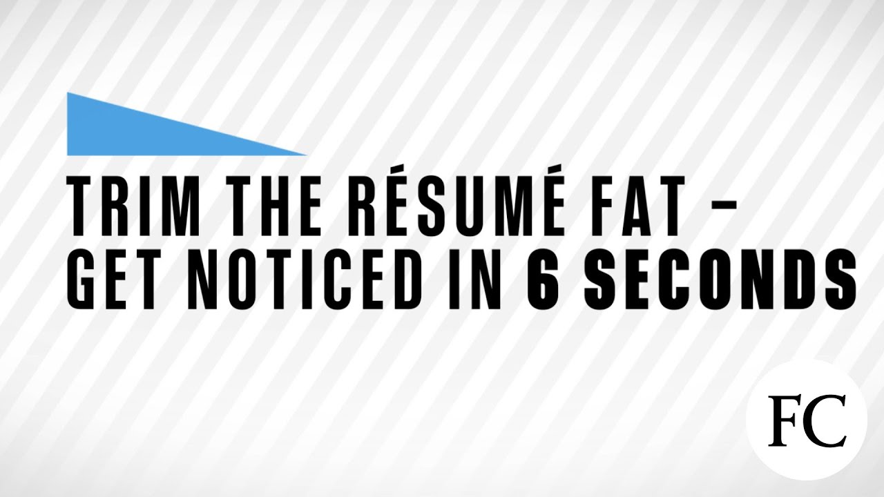 2 Things You Need To Cut From Your Resume Right Now