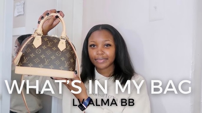 What's In My Bag! Louis Vuitton Alma Bb