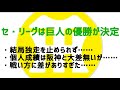 【阪神タイガースについて語る動画】セ・リーグは巨人の優勝が決定　結局独走を止められず……　個人成績は阪神と大差無いが……　戦い方に差がありすぎた……