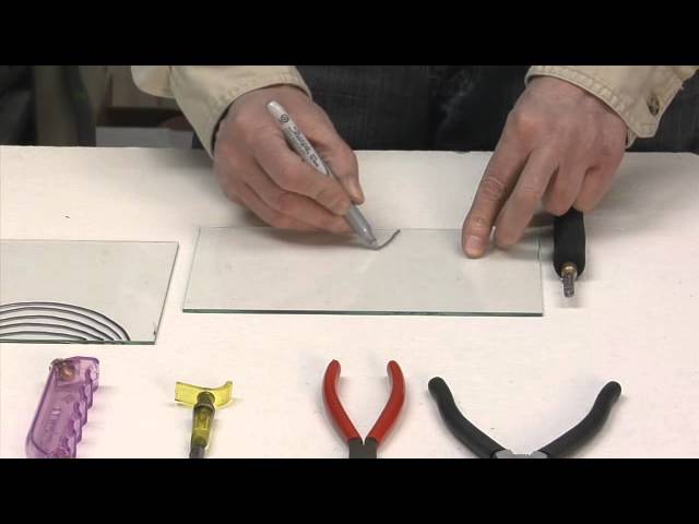 Tutorial - Cutting Glass with Glass Cutting Tools - Fire Mountain
