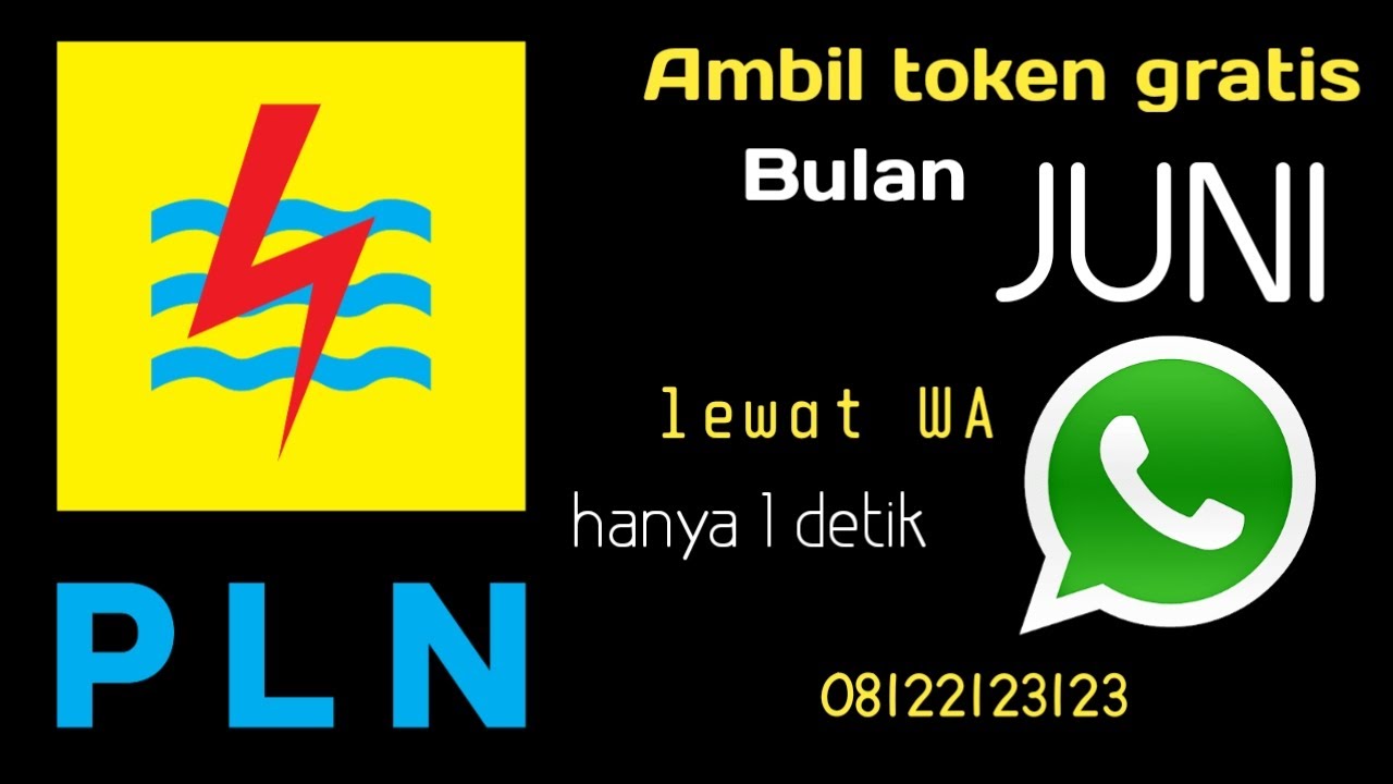 Cara ambil token listrik gratis lewat wa terbaru 2020 ...