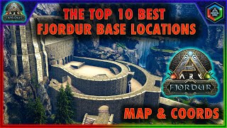 Top 10 Best Base Locations on Fjordur - The Best PVE and PVP Base Locations on Ark Fjordur Official