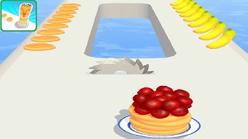 Pancake Run ! All Levels Gameplay (92-96) android, ios