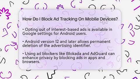 How Do I Block Ad Tracking On Mobile Devices? - Everyday-Networking
