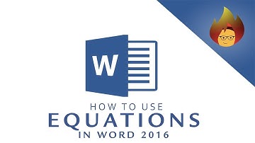 How to Use EQUATIONS | MICROSOFT WORD 2016