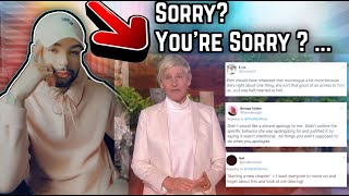 Ellen DeGeneres Season 18 Monologue [Apology Video] : DrizzyTayy Reaction