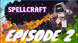 Minecraft Bedrock: Spellcraft Mod Gameplay! (Episode Two)