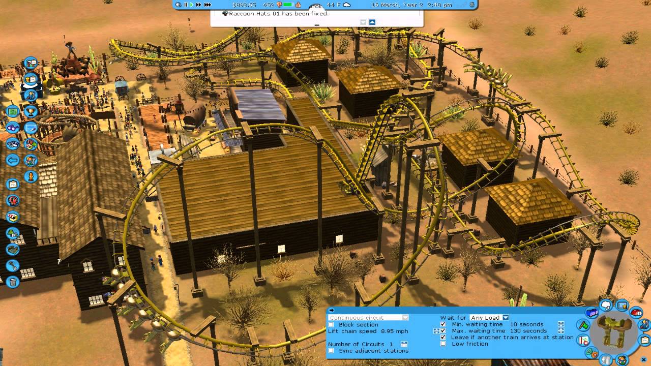 Roller Coaster Tycoon Part 2 - YouTube