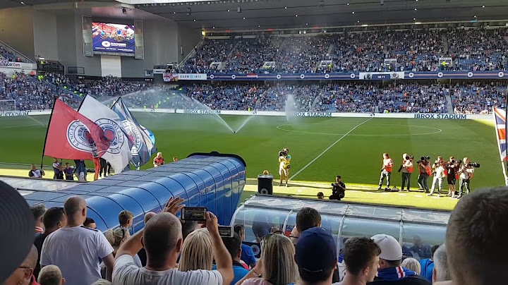 Rangers 6-0 Bury Gerrards first game at Ibrox