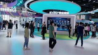 展会直击！2021中国移动全球合作伙伴大会，5G+大型数智化展馆，有趣更有料！