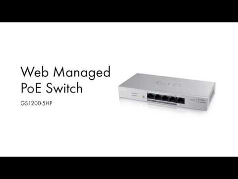 GS1200 5HP 5 Port Web Managed PoE Switch