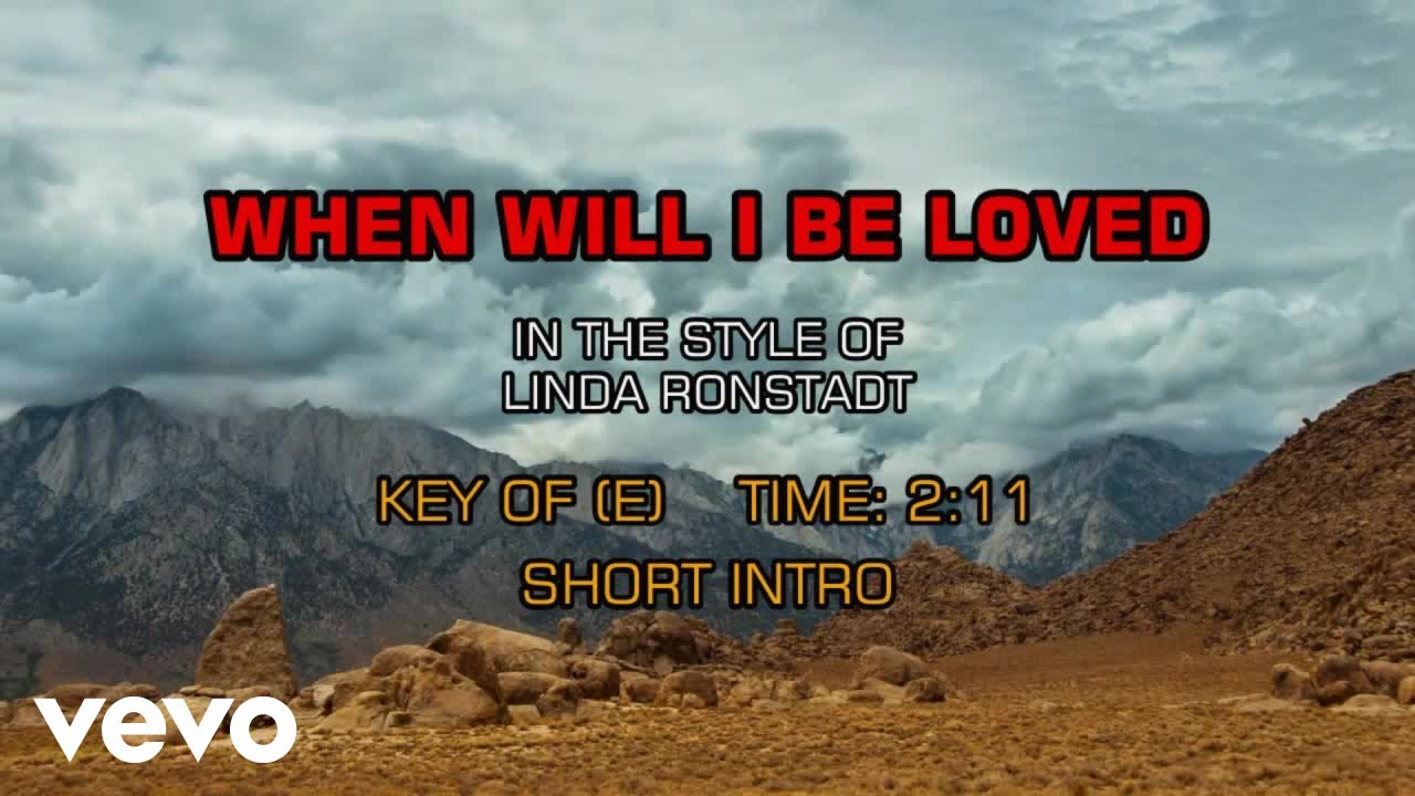 Linda Ronstadt When Will I Be Loved Karaoke YouTube Linda ronstadt when will i be loved karaoke youtube