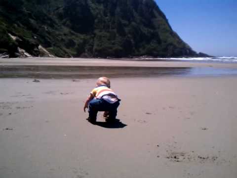 Toren at Hobbit Beach