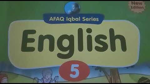 English Class 5 Lecture 16 | By Farkhanda Faqir Hussain | Falcon School System