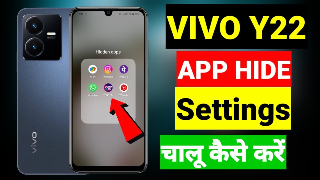 Vivo Y22 Me App Hide Kaise Kare Vivo Y22 App Hide Setting How To 
