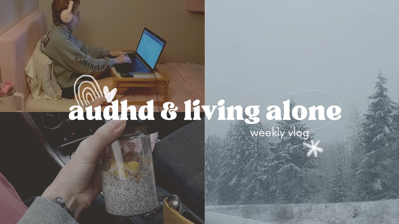 unwelcome surprises, first snow & writing fanfiction | audhd & living alone