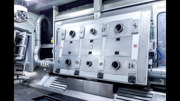 Drehtische CNC Fräsbearbeitungszentrum Schrägbett | Composite sicher fräsen | HG GRIMME SysTech