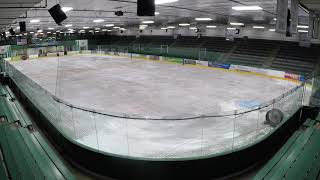 Braemar Arena West Rink Repainting Timelapse